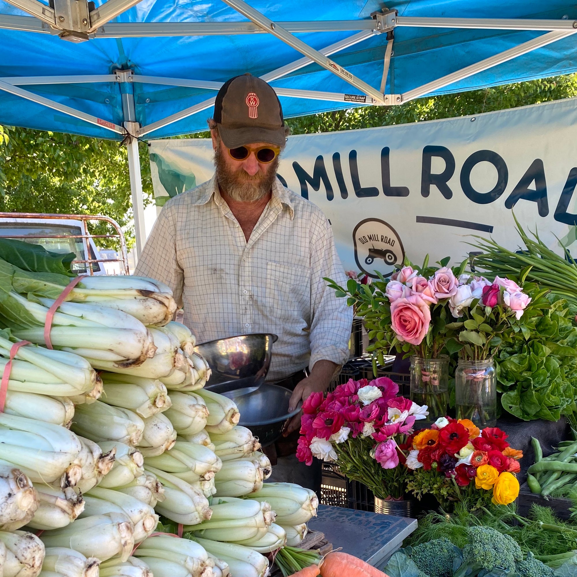 old mill road vegetable stall